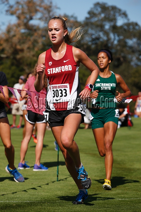 2014StanfordCollWomen-275.JPG - College race at the 2014 Stanford Cross Country Invitational, September 27, Stanford Golf Course, Stanford, California.